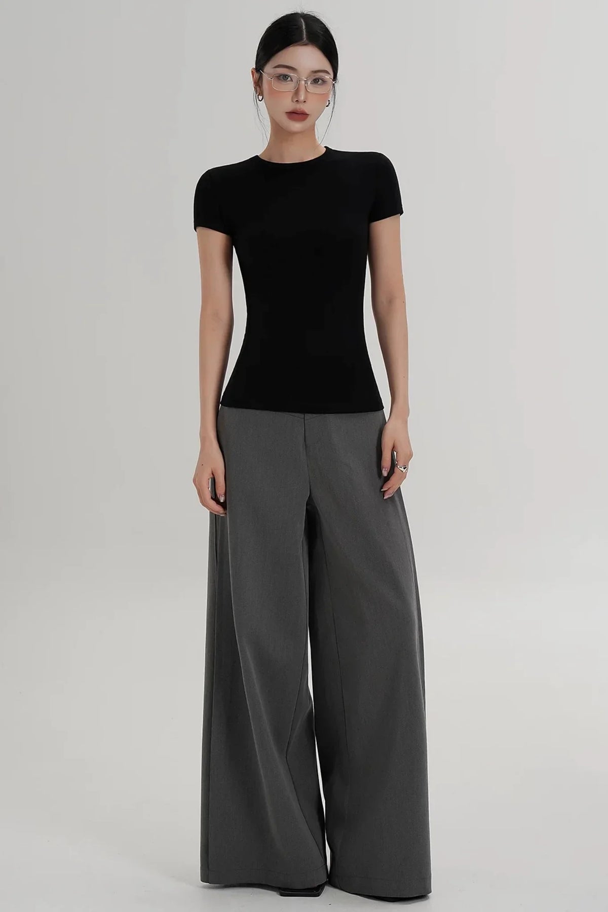 Elegant Wool Waist-Slimming Top
