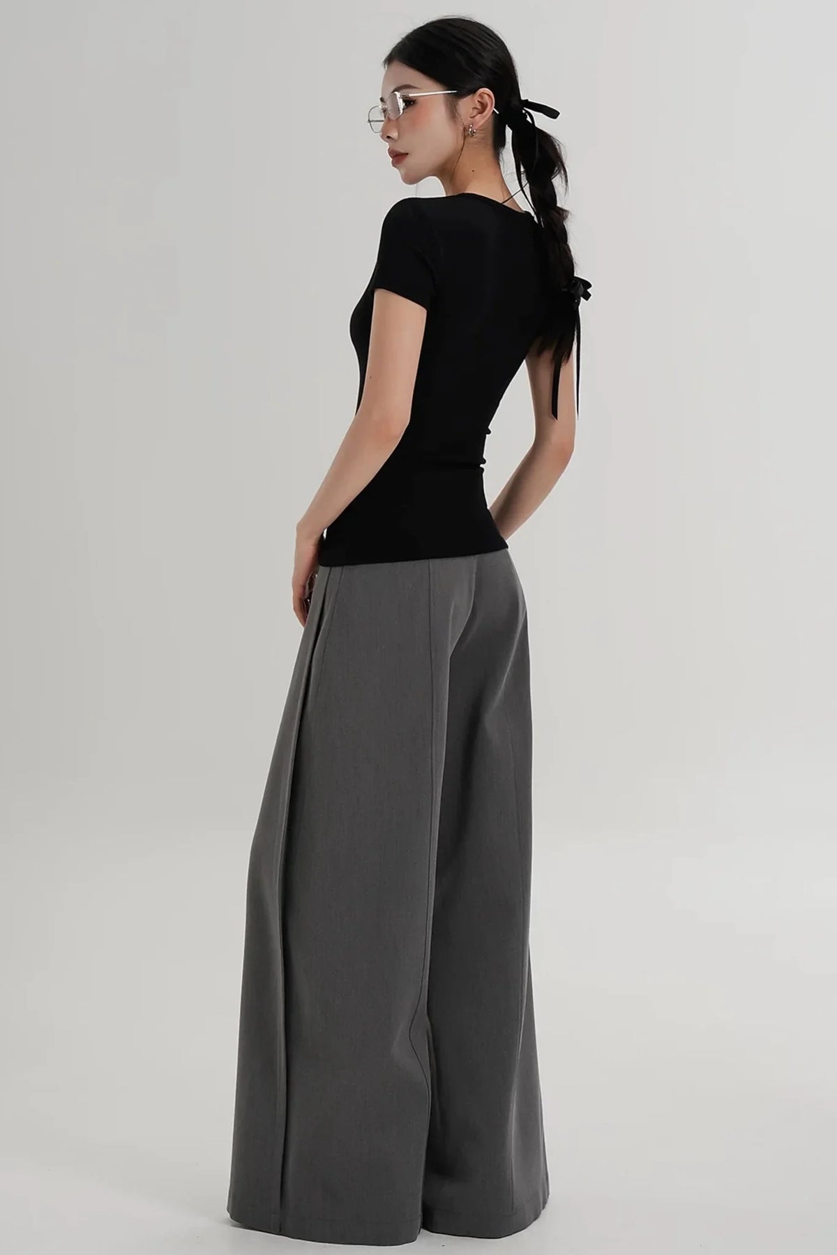 Elegant Wool Waist-Slimming Top