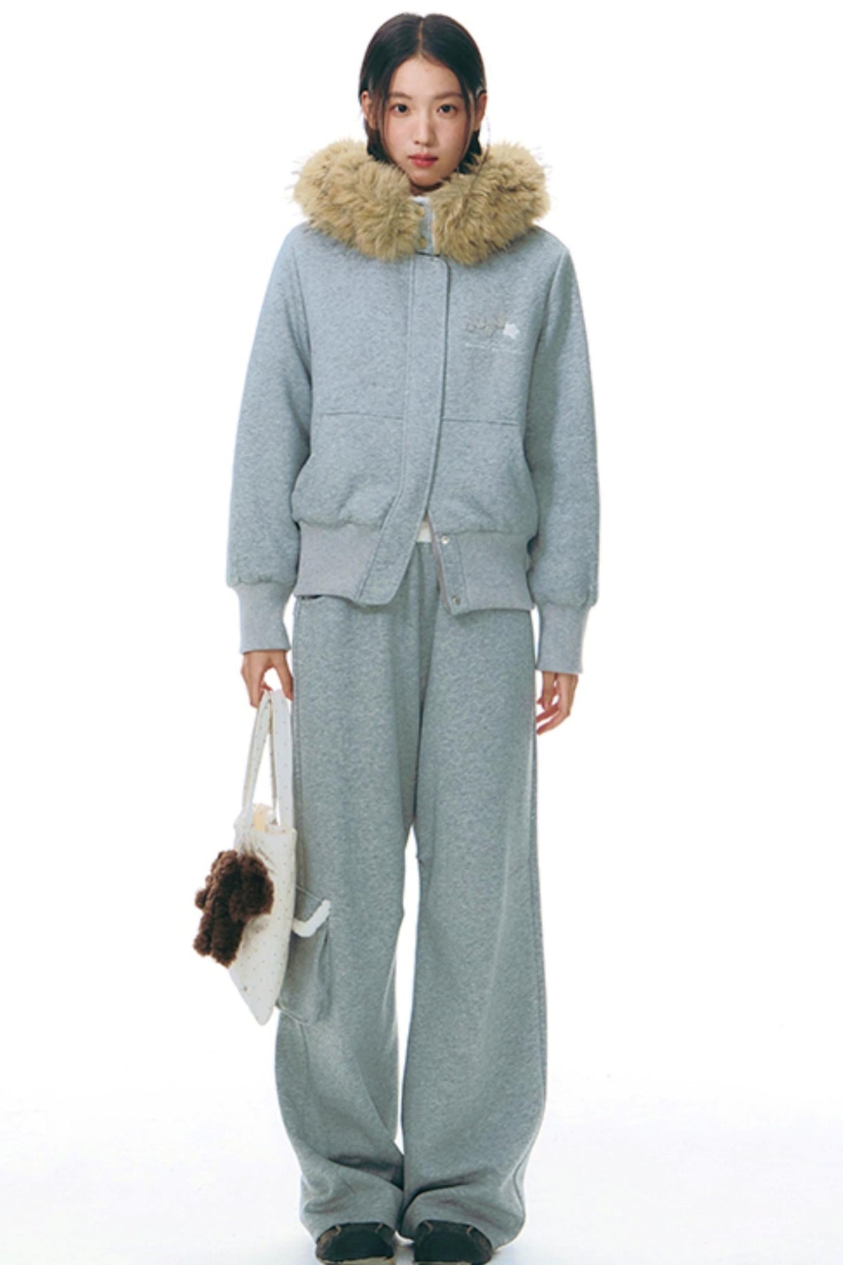 Embroidered Cotton Jacket Set-Up