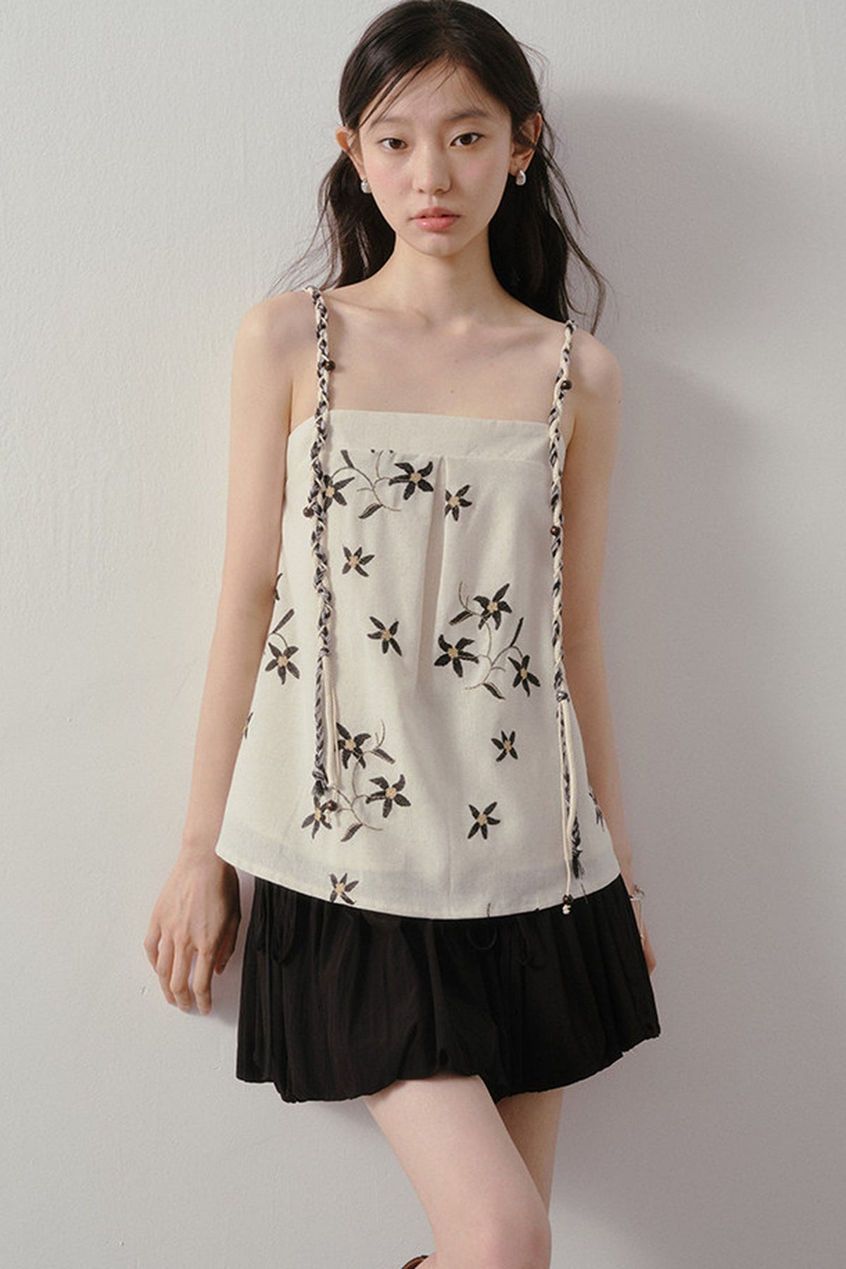 Embroidered Floral Camisole