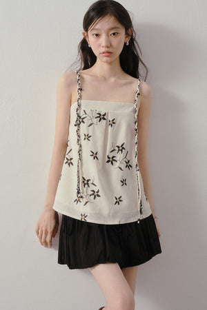 Embroidered Floral Camisole