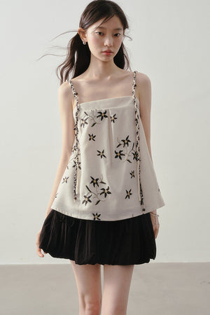 Embroidered Floral Camisole