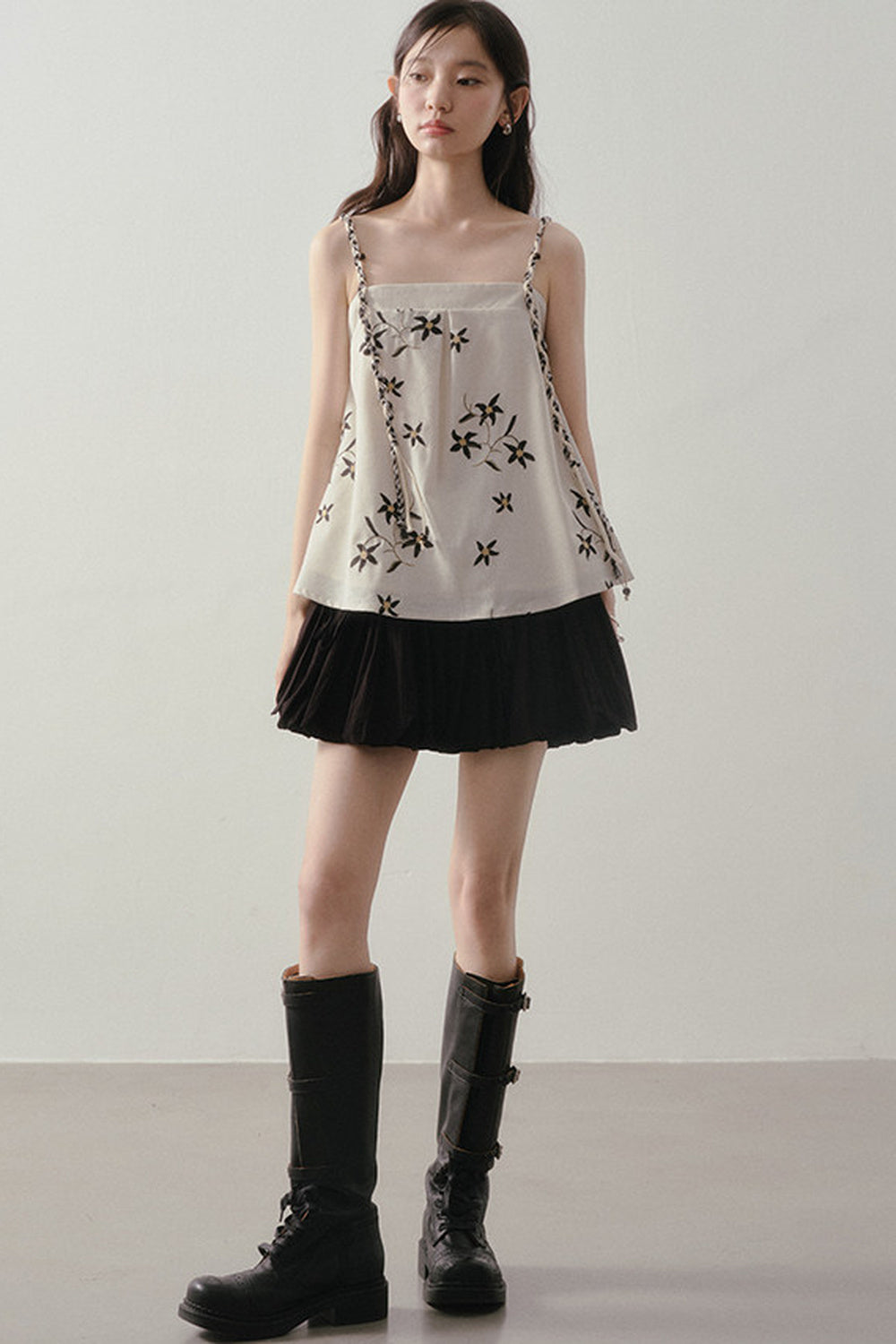 Embroidered Floral Camisole