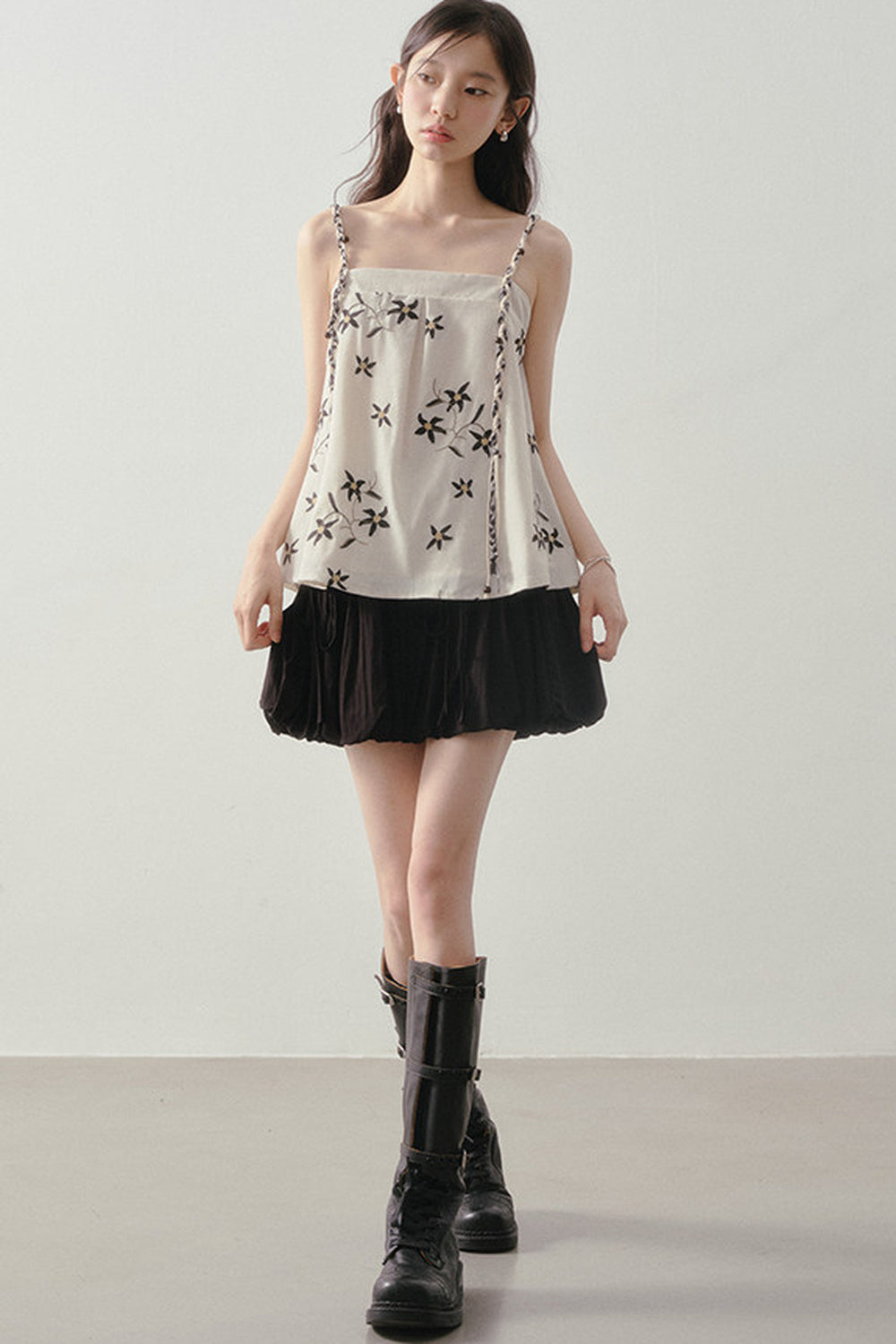 Embroidered Floral Camisole