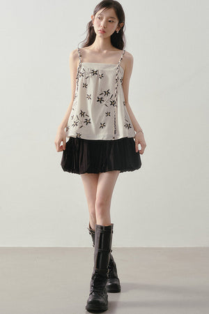 Embroidered Floral Camisole