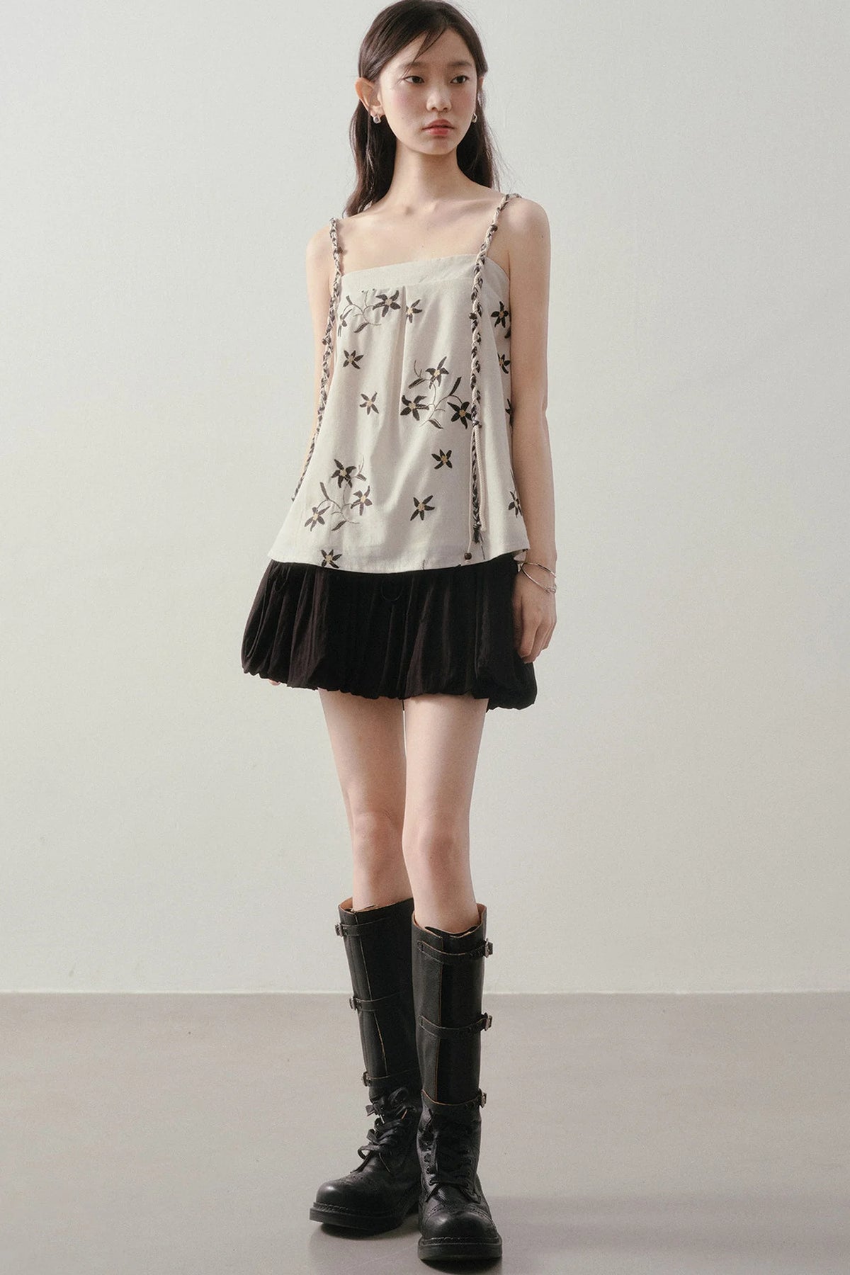 Embroidered Floral Camisole