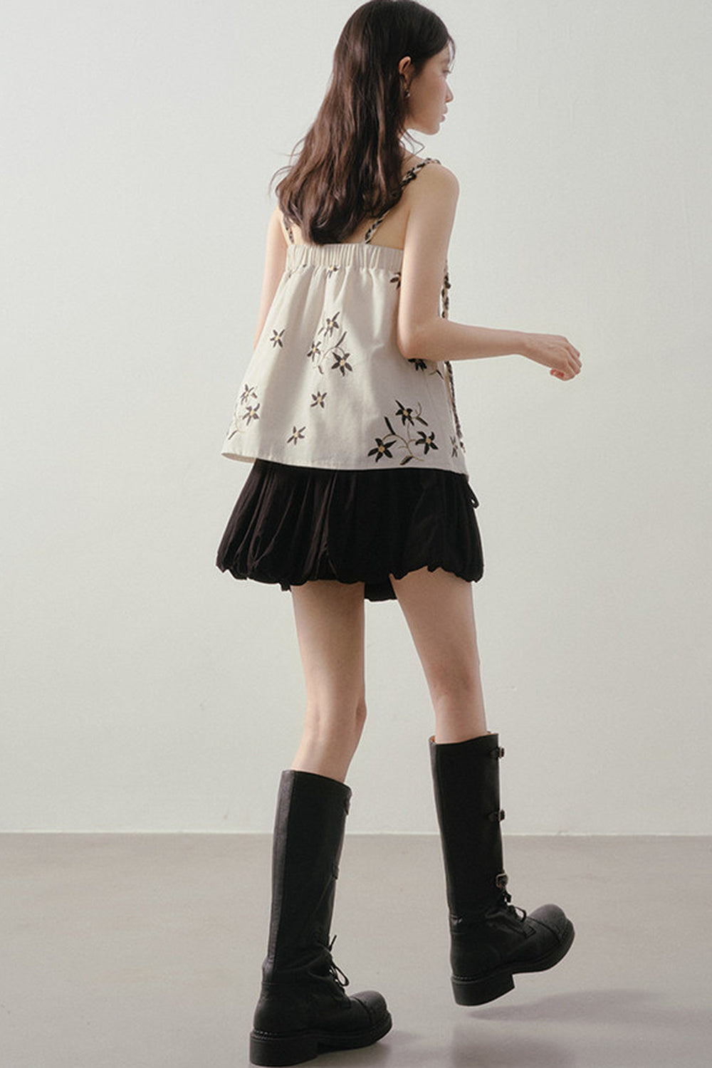 Embroidered Floral Camisole