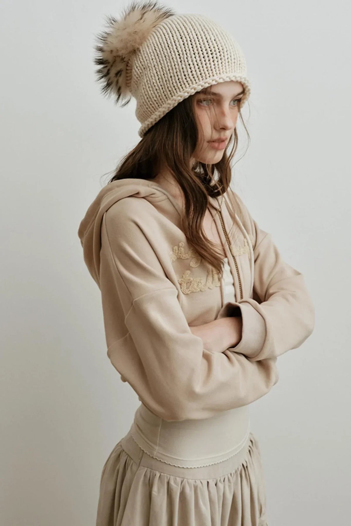 Embroidered High-Density Hooded Jacket