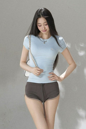Embroidered Hollow Knit Top