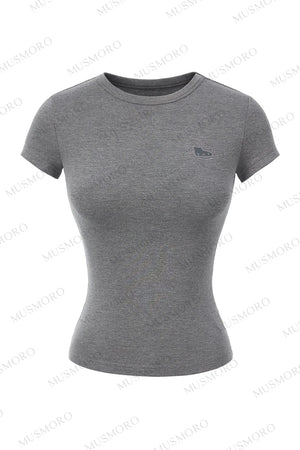 Embroidered Hollow Knit Top