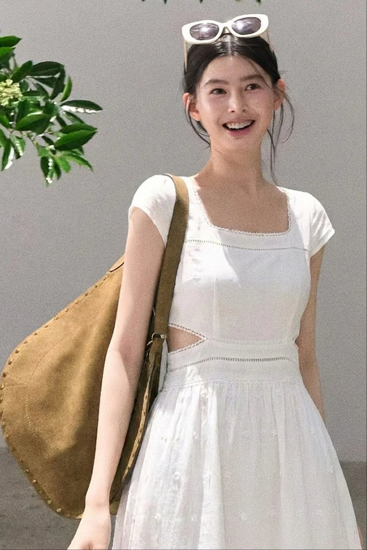 Embroidered Jacquard Lace Dress