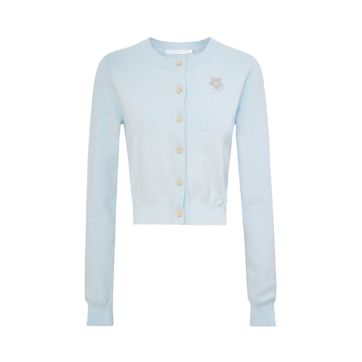 Embroidered Knit Cardigan