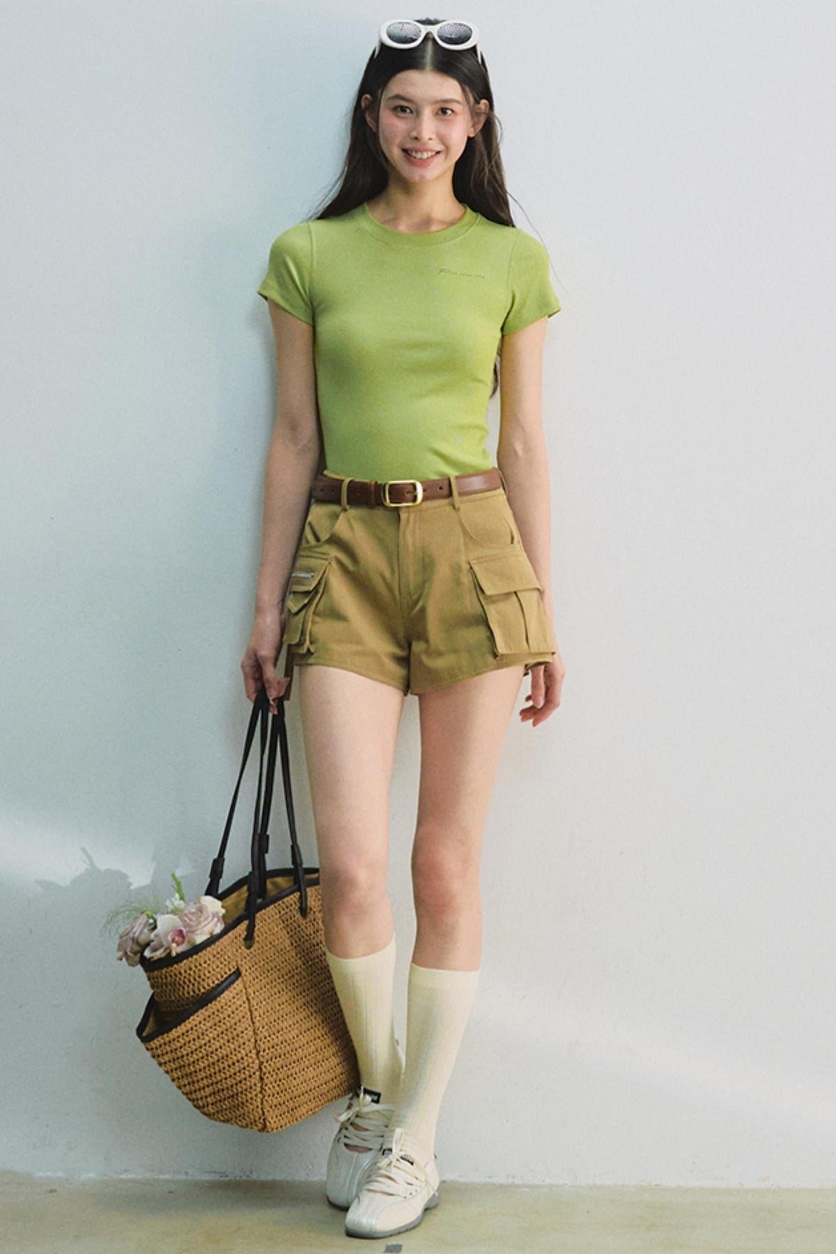 Embroidered Letter Tee