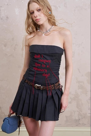 Embroidered Sheath Dress