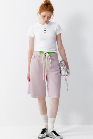 Embroidered Summer Slim Top