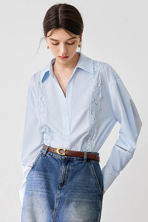 Embroidered White Shirt