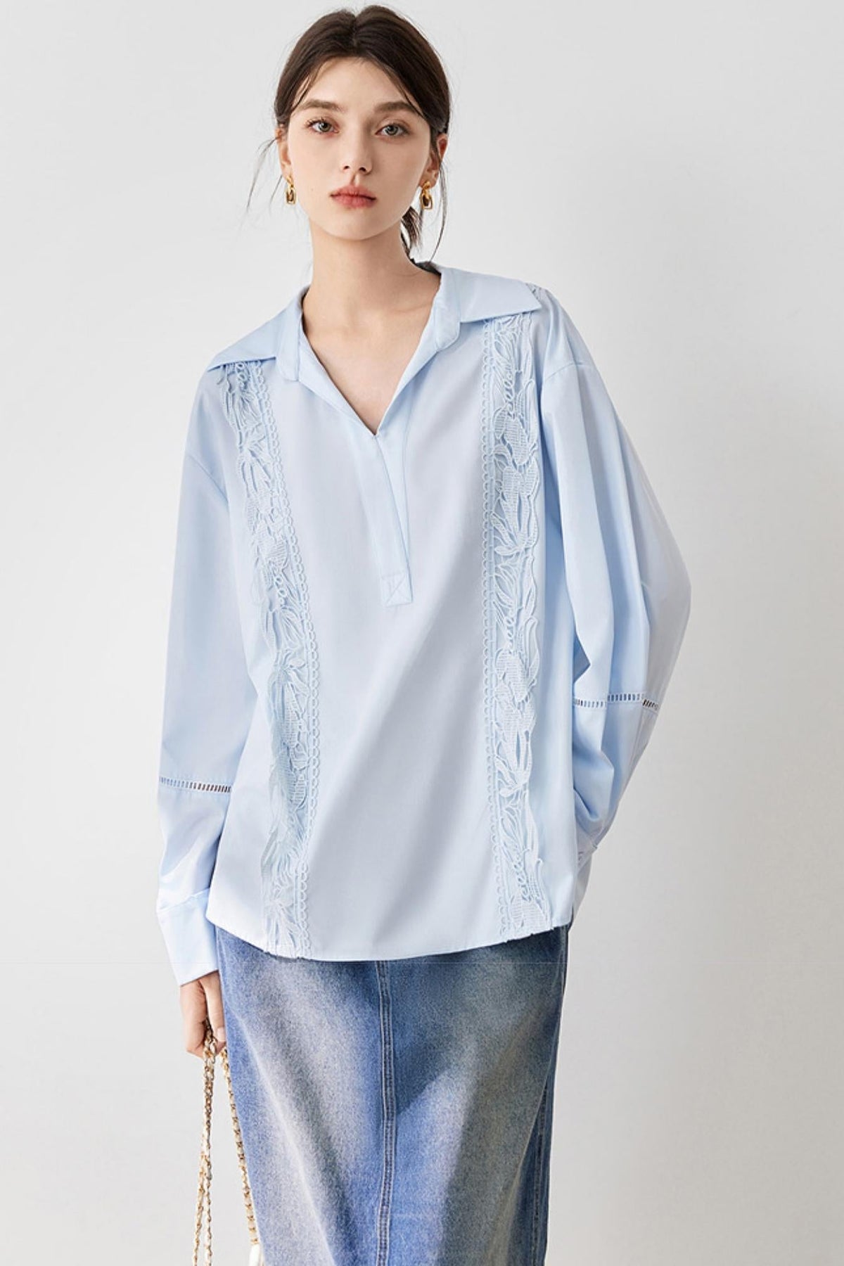 Embroidered White Shirt
