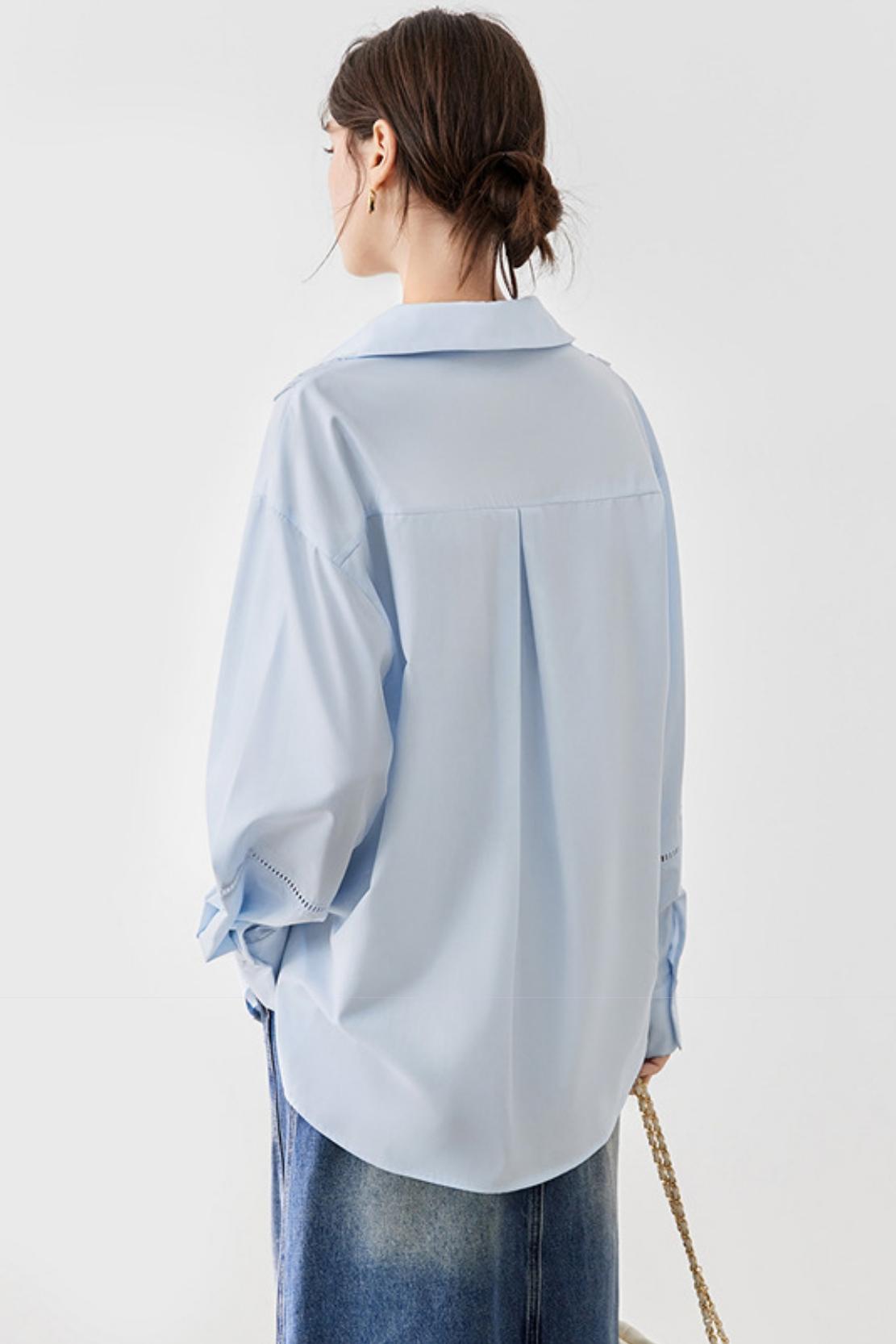 Embroidered White Shirt
