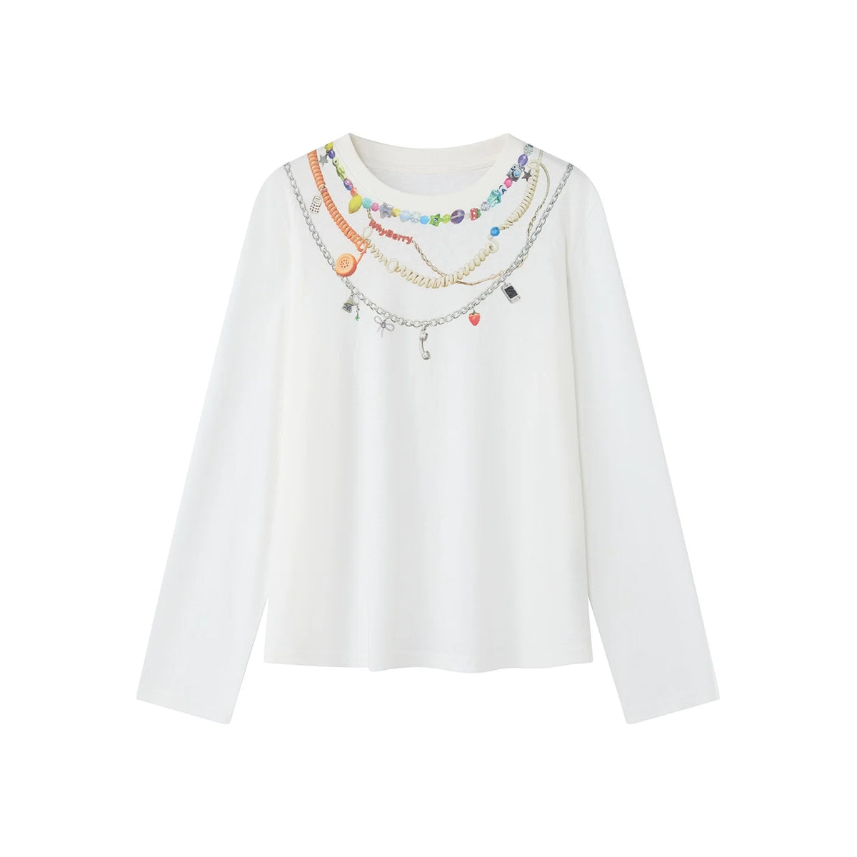 End of Summer Chain Print Top