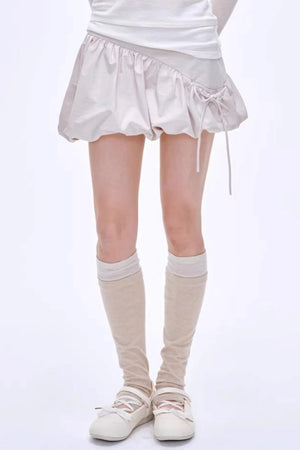 Energetic Patchwork Short Skirt