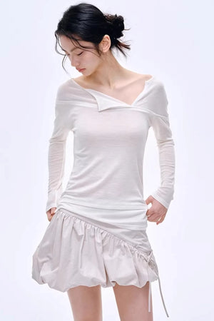 Energetic Patchwork Short Skirt