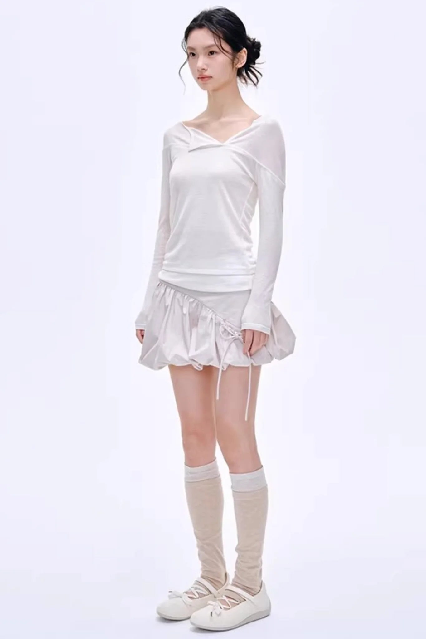 Energetic Patchwork Short Skirt