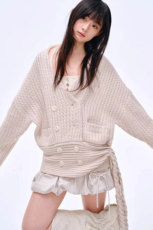 Energetic Patchwork Short Skirt
