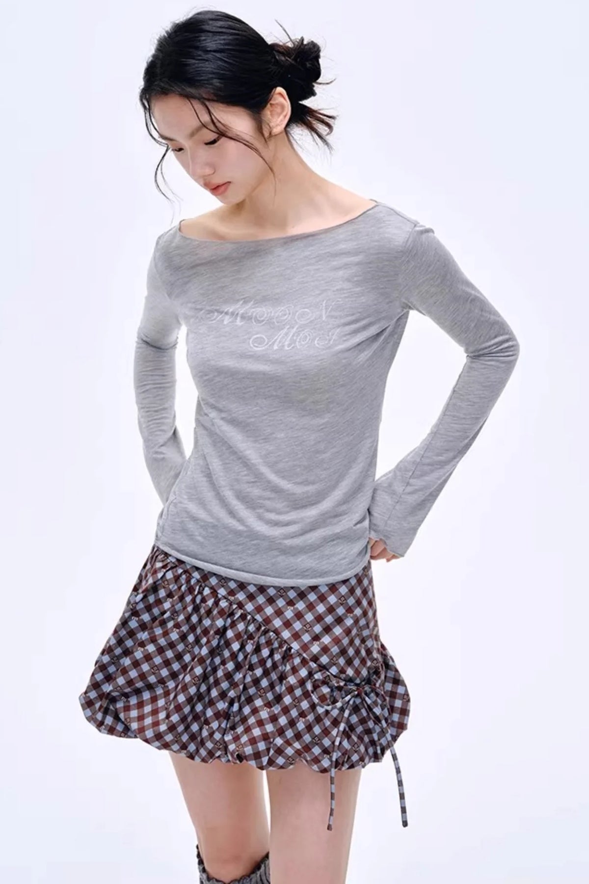 Energetic Patchwork Short Skirt