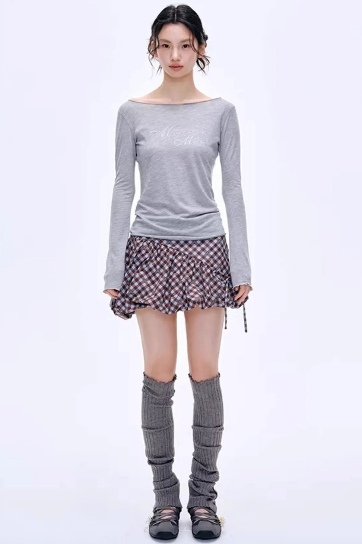 Energetic Patchwork Short Skirt