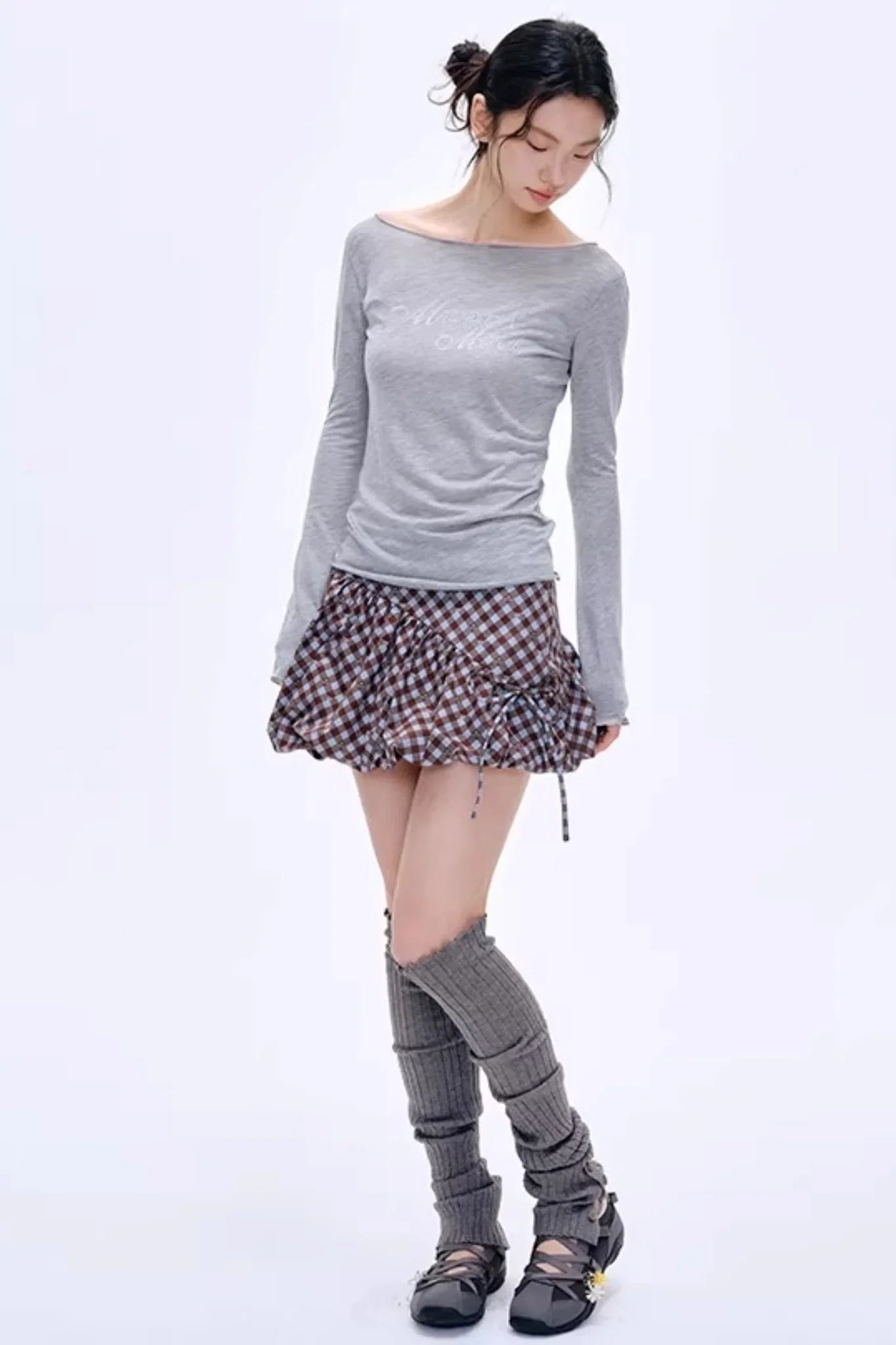 Energetic Patchwork Short Skirt
