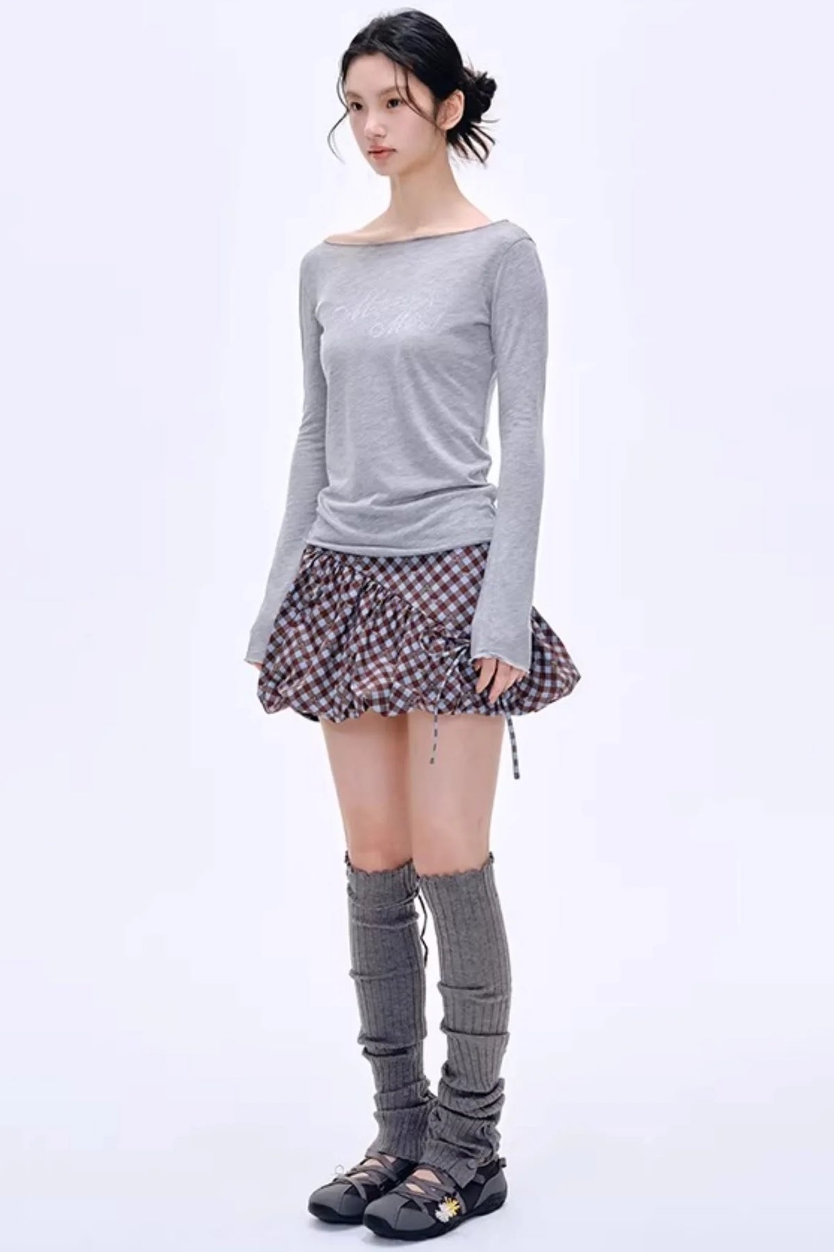 Energetic Patchwork Short Skirt