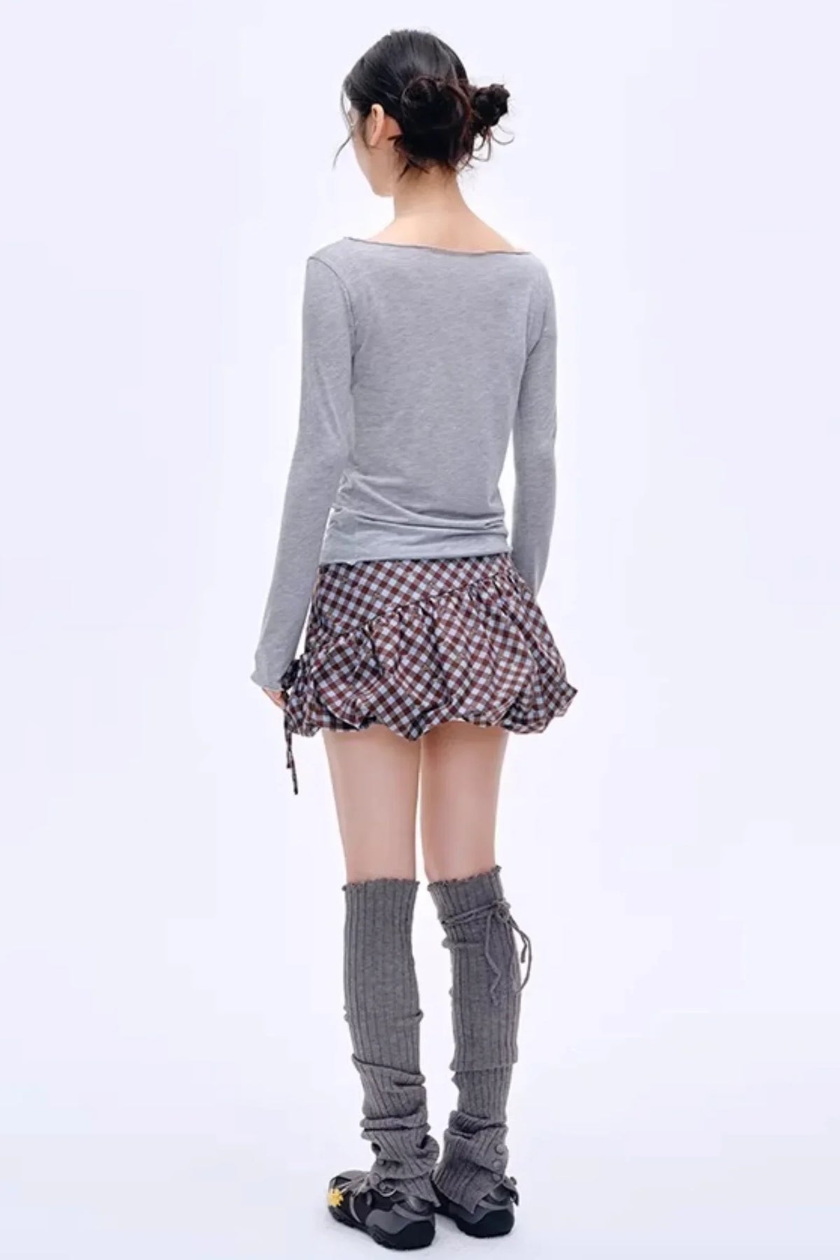 Energetic Patchwork Short Skirt