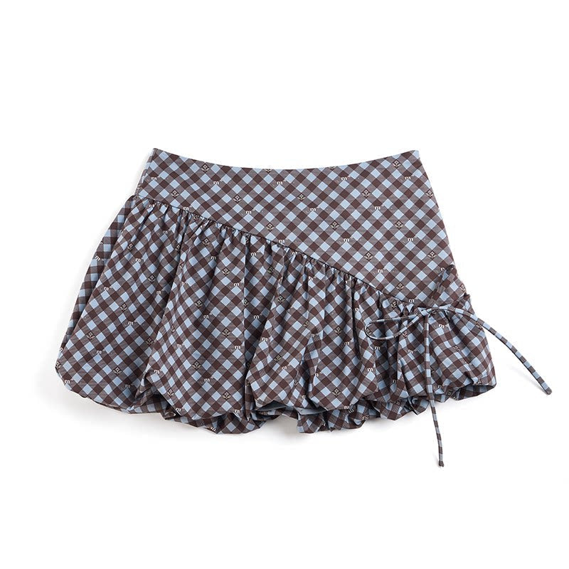 Energetic Patchwork Short Skirt