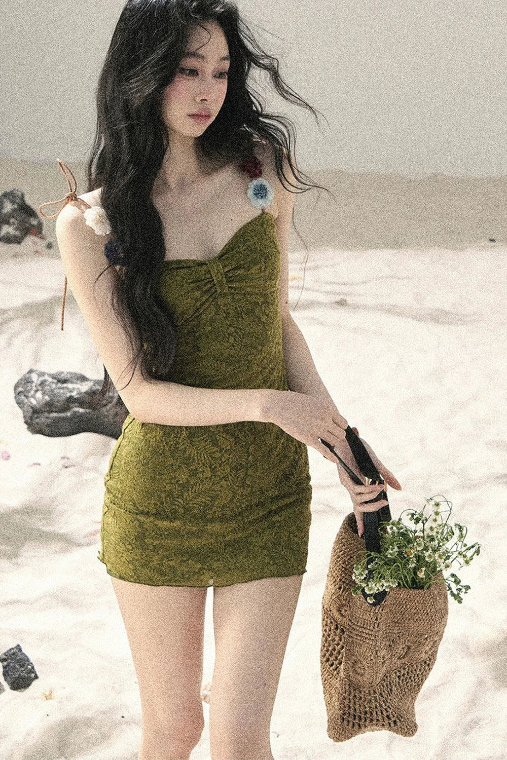 Entwined Vines Bodycon Dress Set-Up