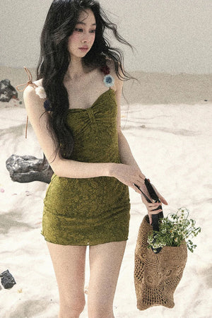 Entwined Vines Bodycon Dress Set-Up