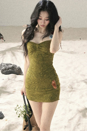 Entwined Vines Bodycon Dress Set-Up