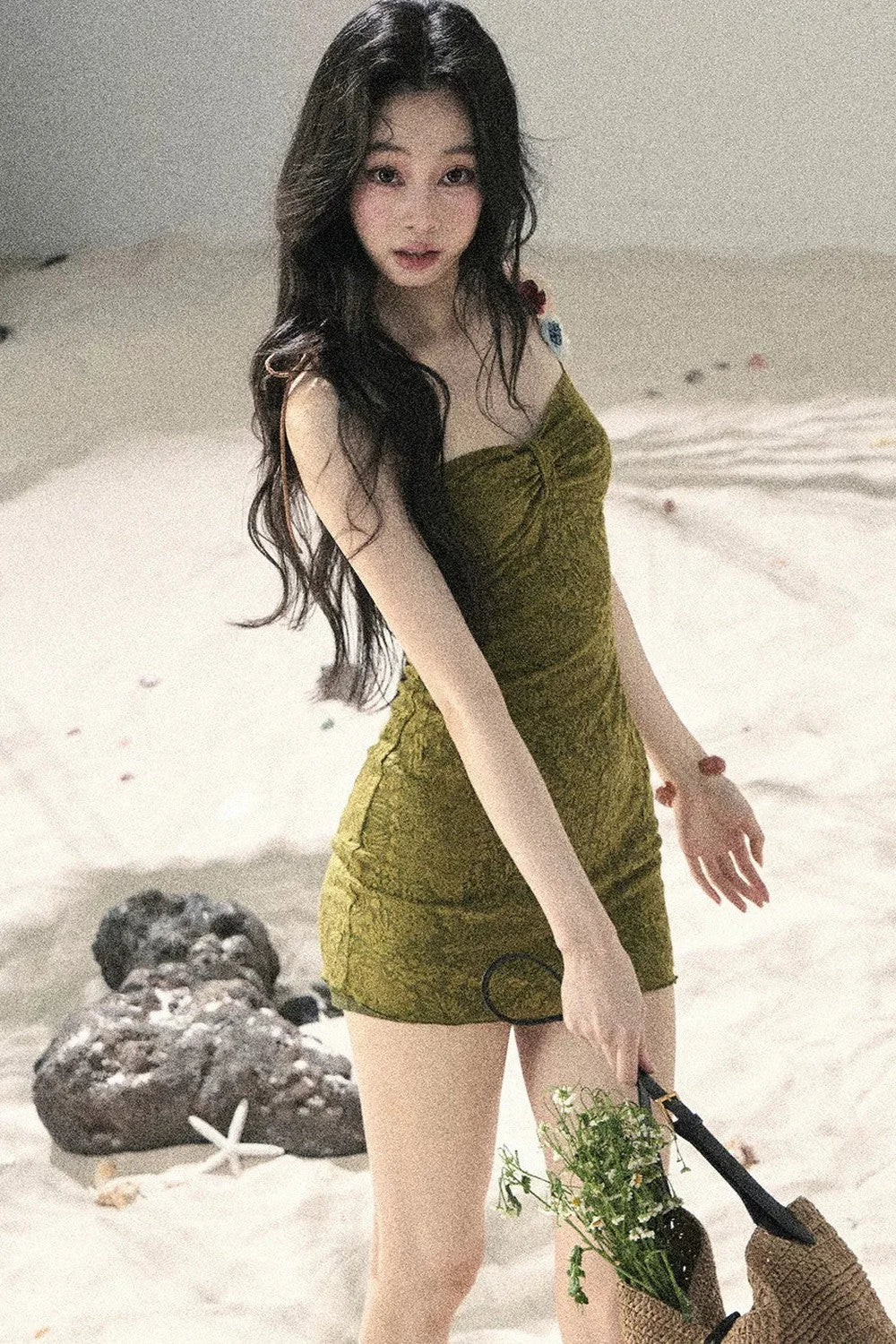 Entwined Vines Bodycon Dress Set-Up