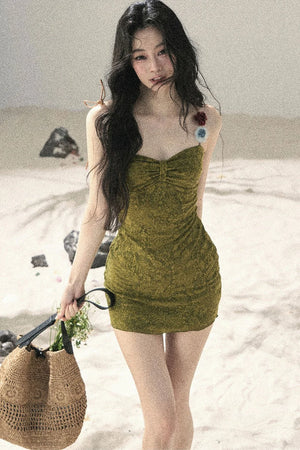 Entwined Vines Bodycon Dress Set-Up