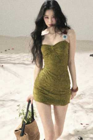 Entwined Vines Bodycon Dress Set-Up