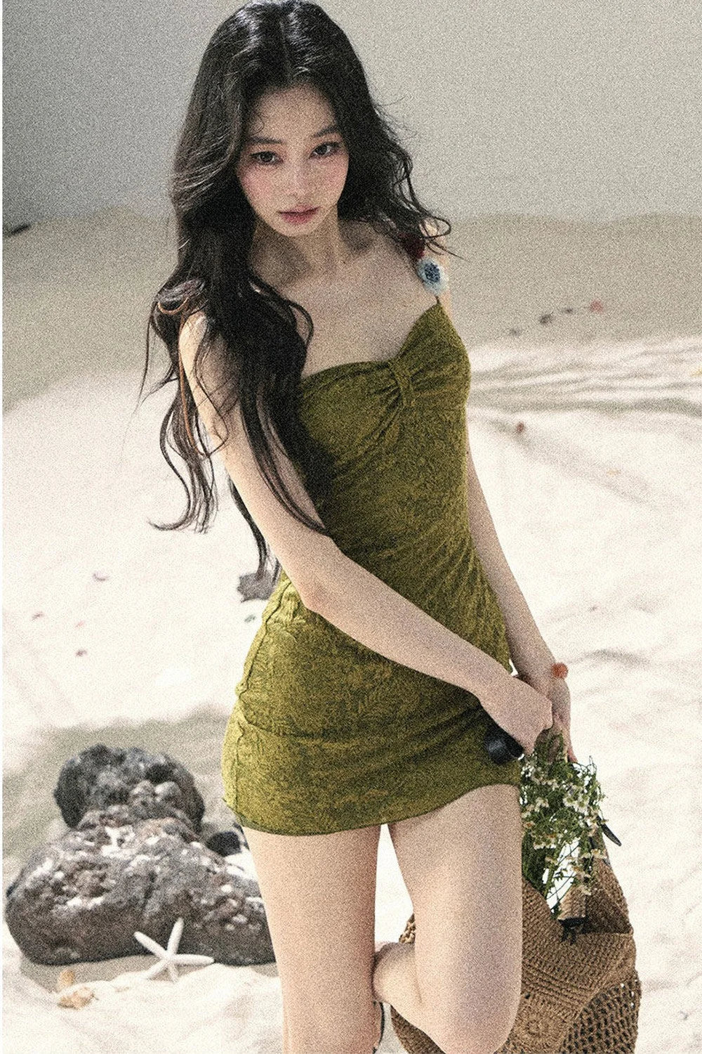 Entwined Vines Bodycon Dress Set-Up