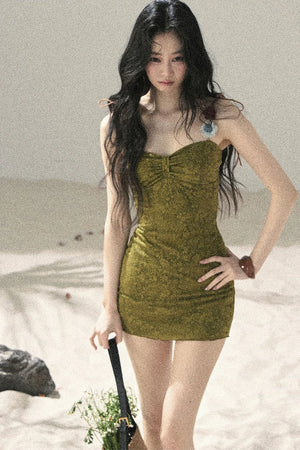 Entwined Vines Bodycon Dress Set-Up