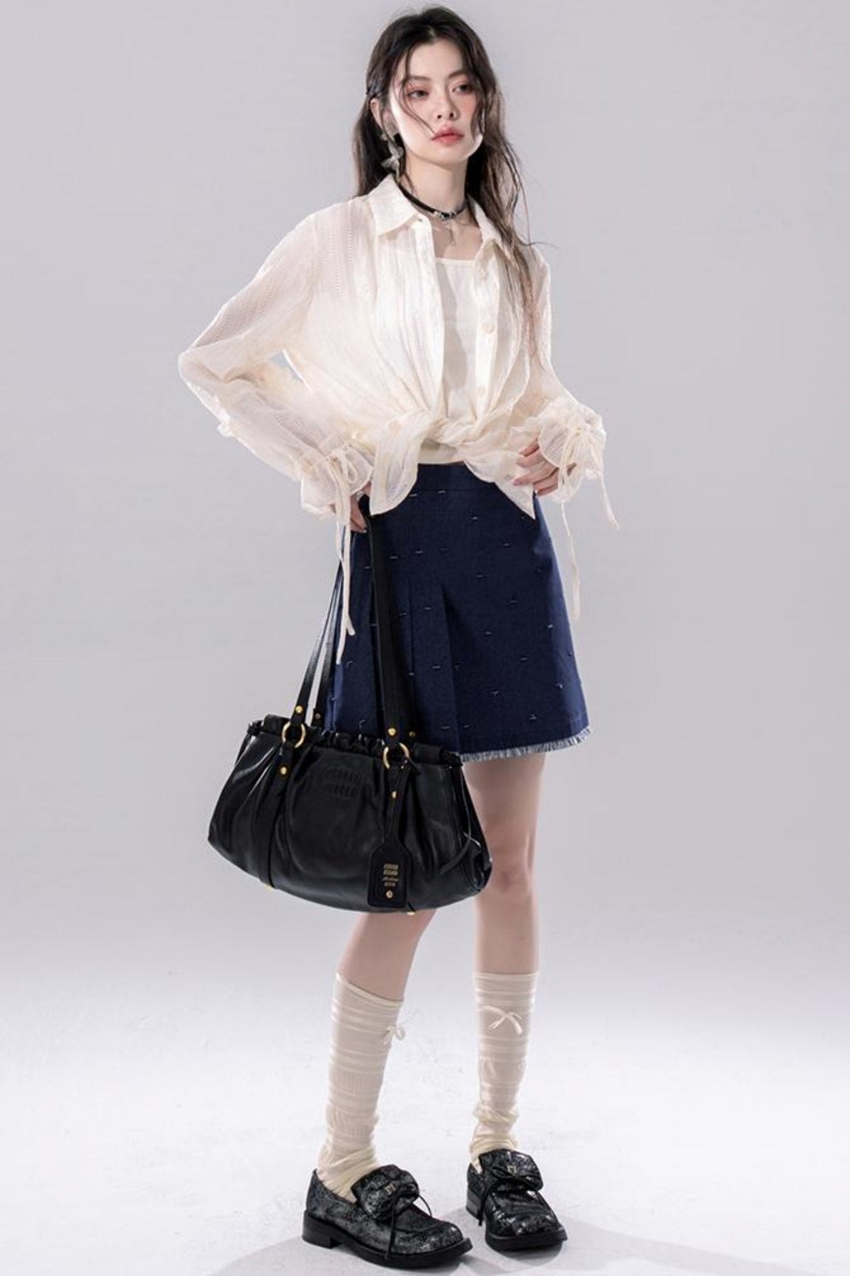 Ethereal Apricot Blouse
