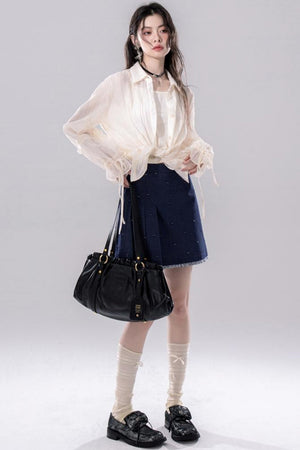 Ethereal Apricot Blouse