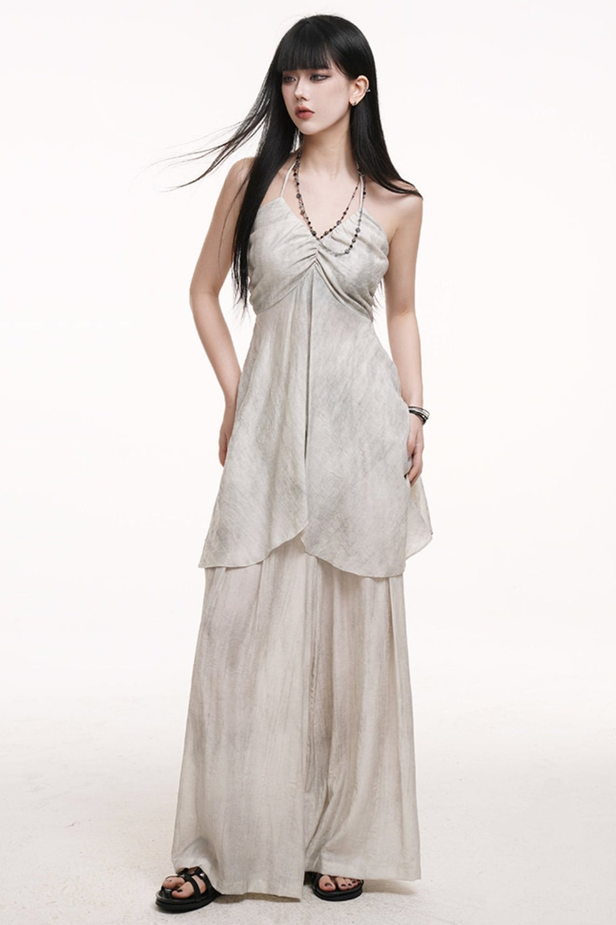 Ethereal Halter & Lounge Pants Set-Up