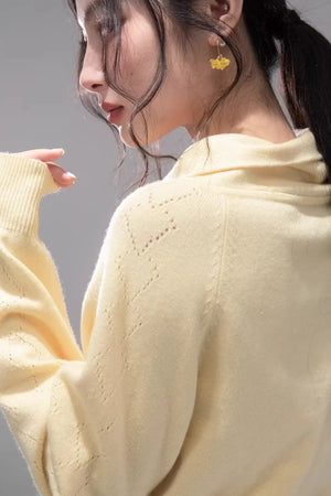 Ethereal Silk Wool Sweater