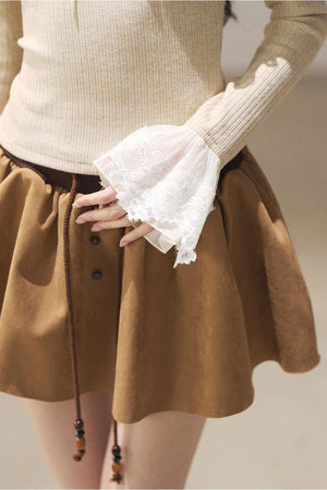 Evening Breeze A-Line Skirt