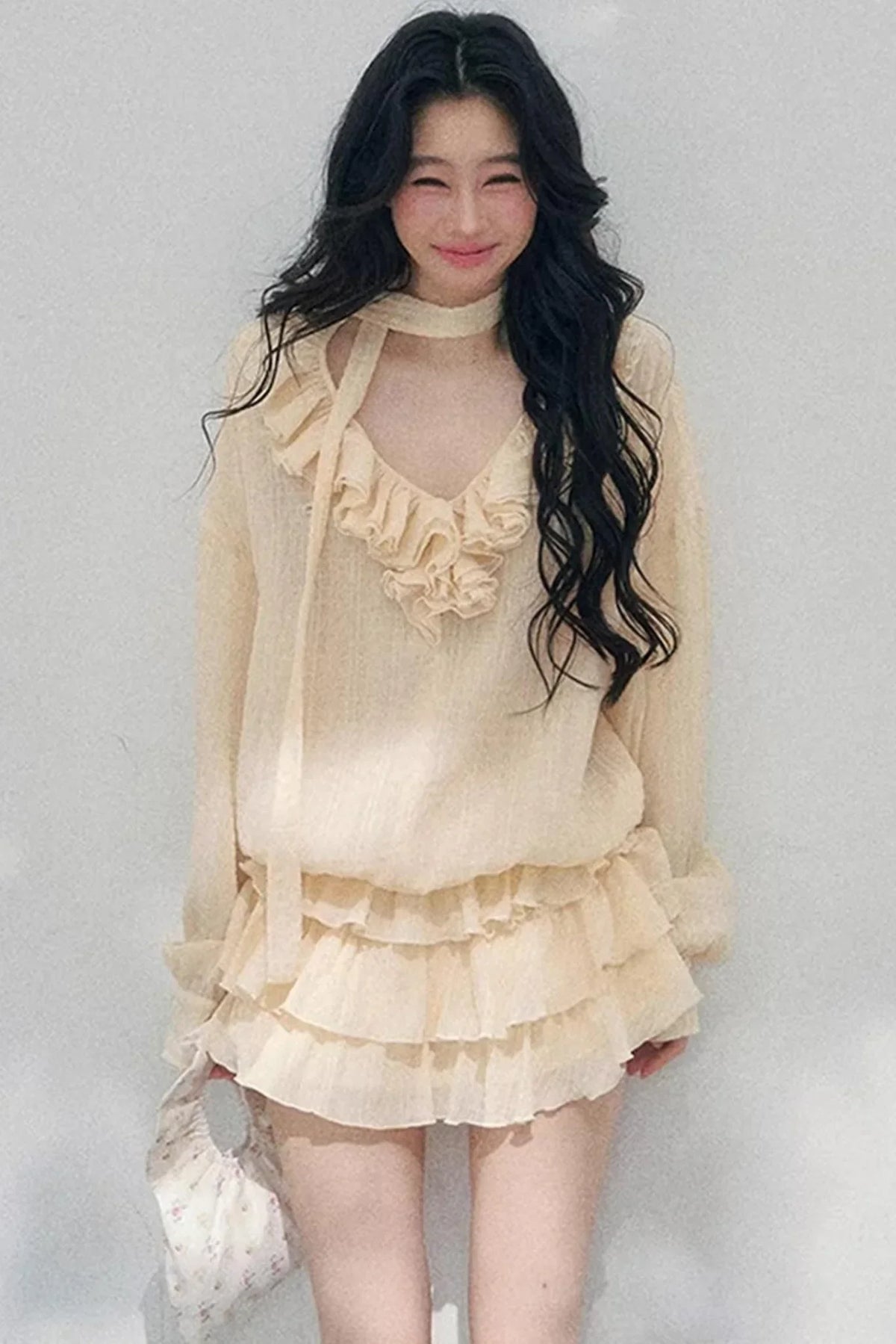 Evening Breeze French Dress Set