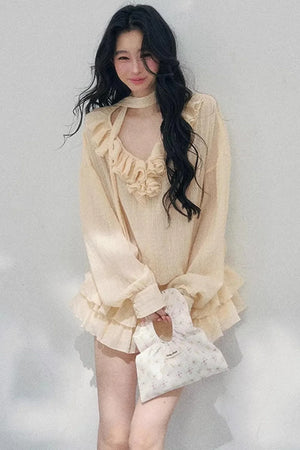 Evening Breeze French Dress Set