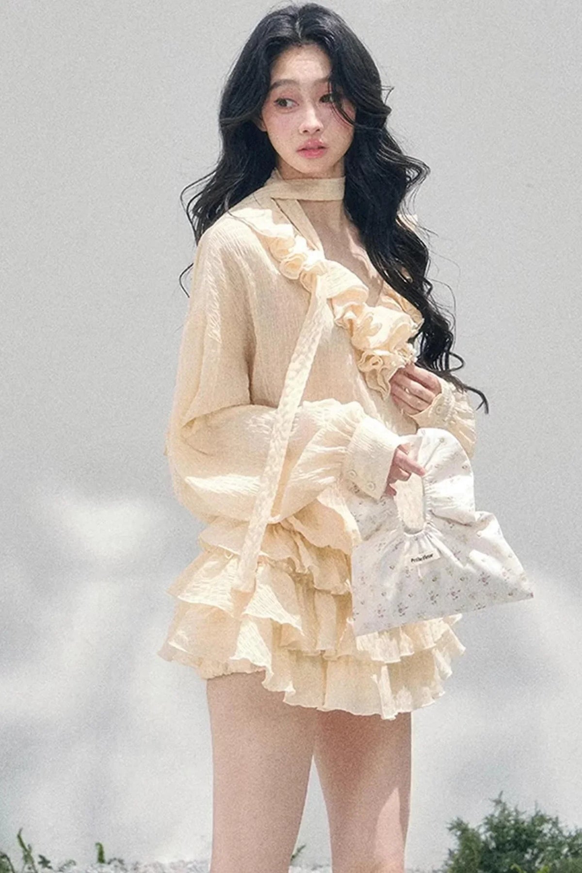 Evening Breeze French Dress Set