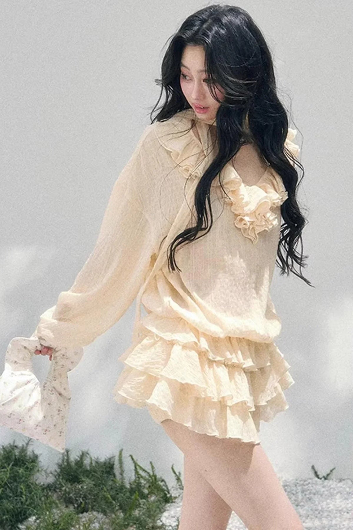 Evening Breeze French Dress Set